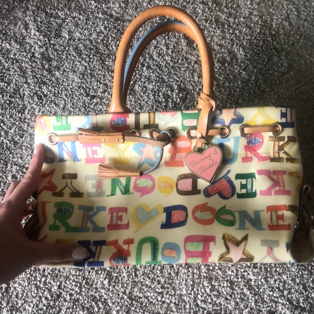 Dooney and Bourke Doodle Tassle Tote